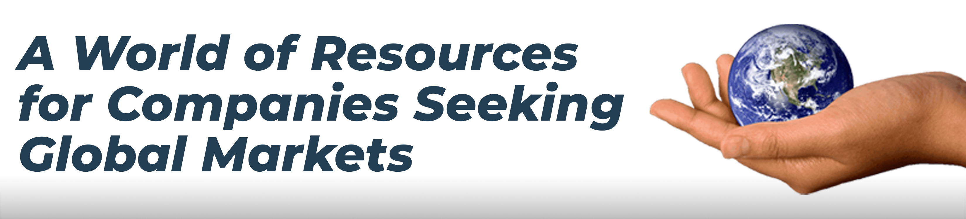 A World of Resources for Companies Seeking Global Markets