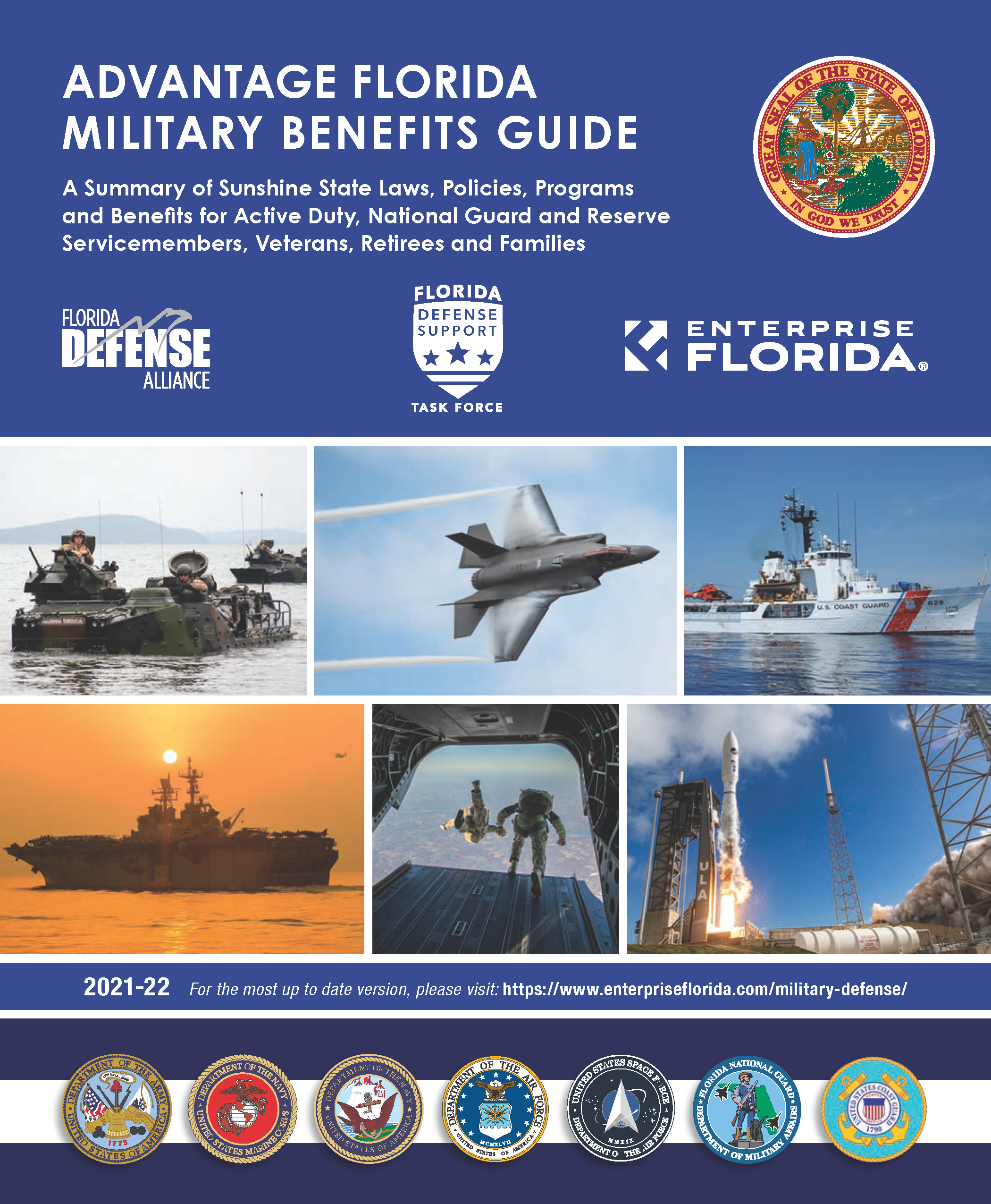  Advantage Florida Military Benefits Guide cover