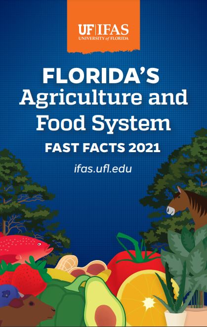 Florida's Agriculture & Food System Fast Facts 2021 Cover image
