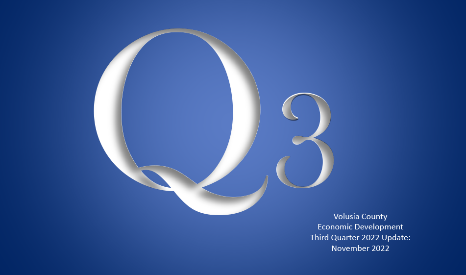 Volusia County Economic Development Third Quarter 2022 Update cover image