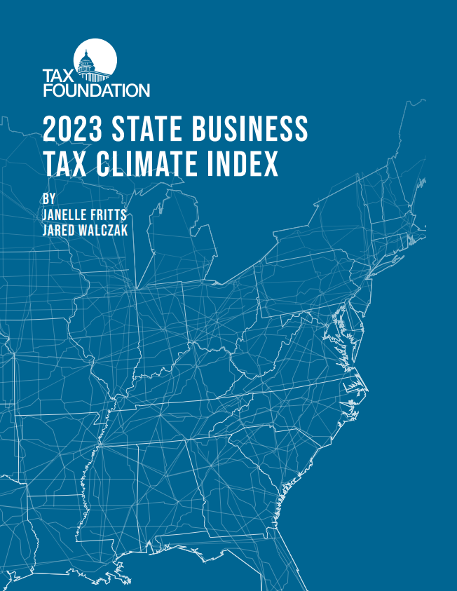 2023 State Business Tax Climate Index cover