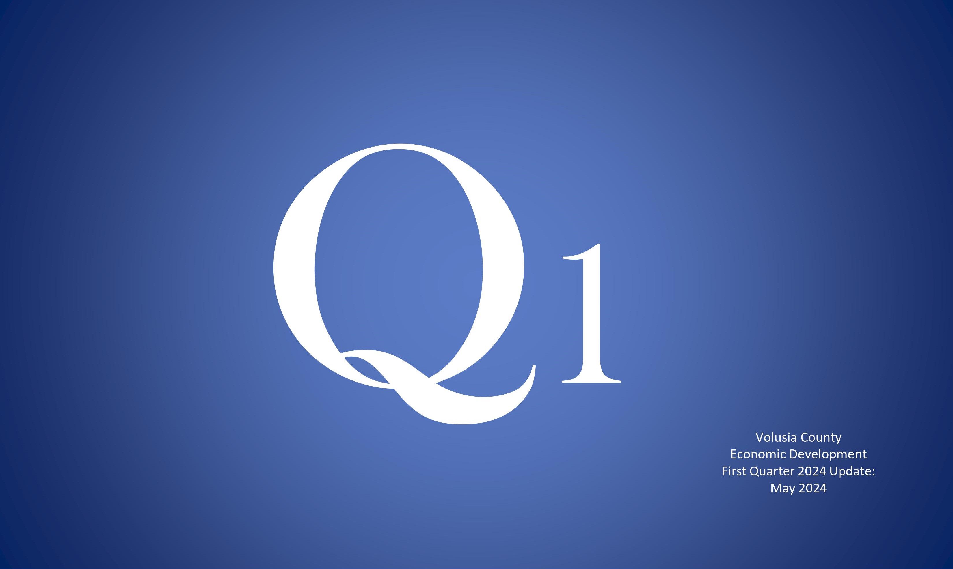 Volusia County Economic Development First Quarter 2024 Q Book Update: May 2024. The link will open the floridabusiness.org Q Books page.